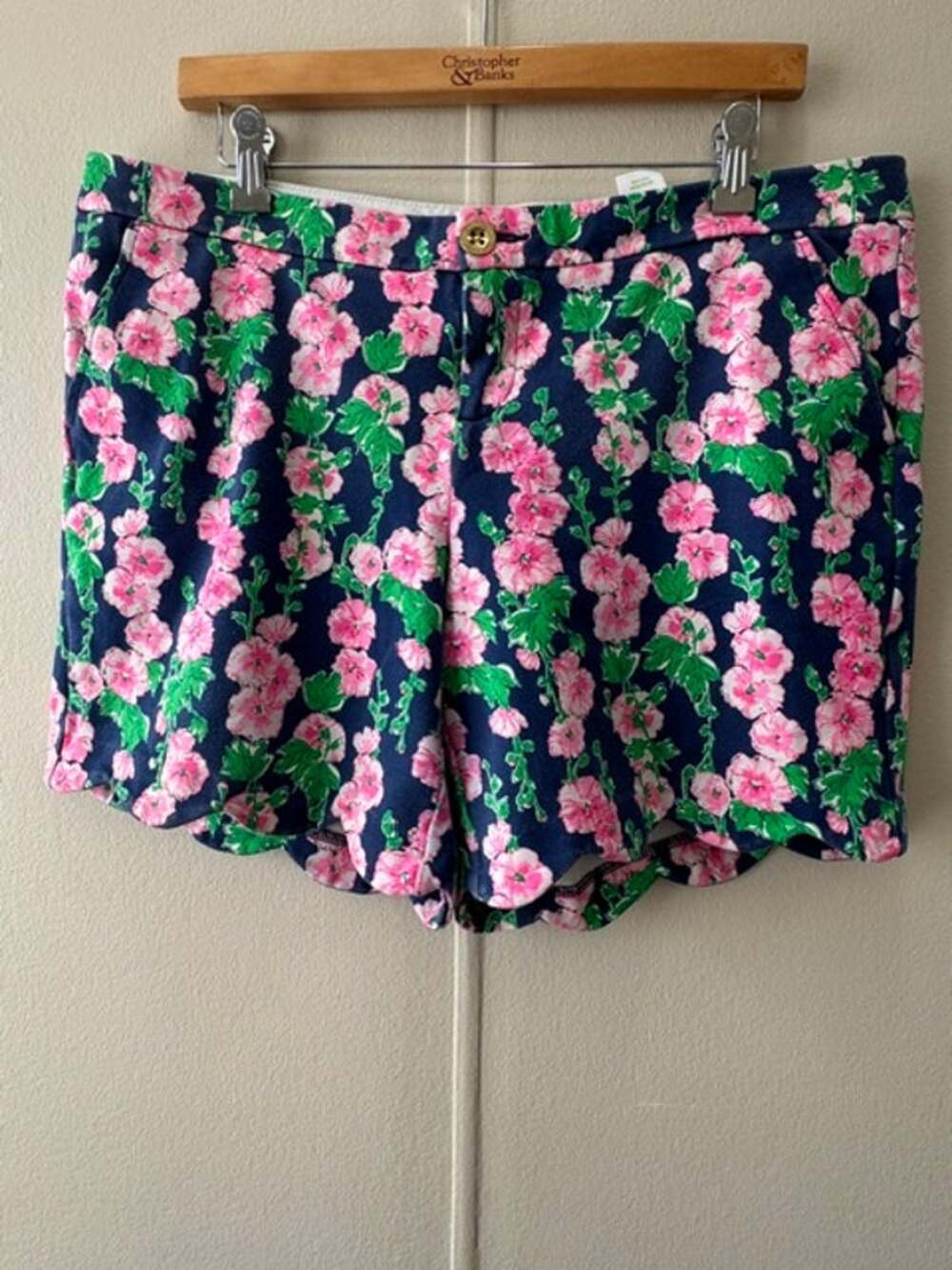 Lilly Pulitzer Darci Knit Oyster Bay Navy De Vine Short